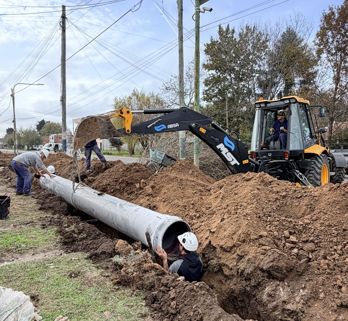 obras absa los hornos