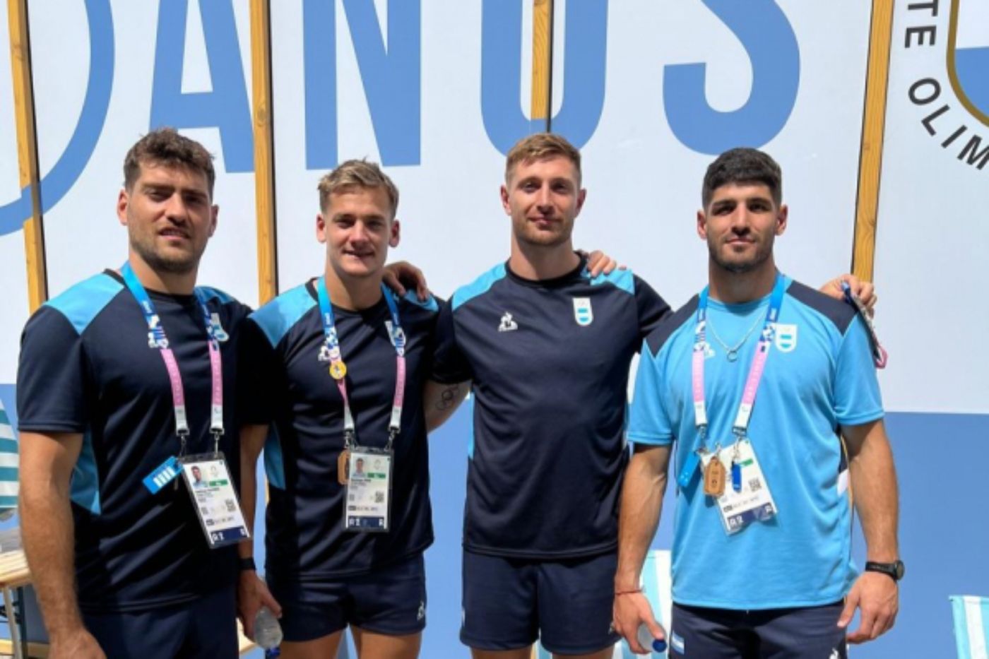 Parte de la delegación argentina en los Juegos Olímpicos París 2024.