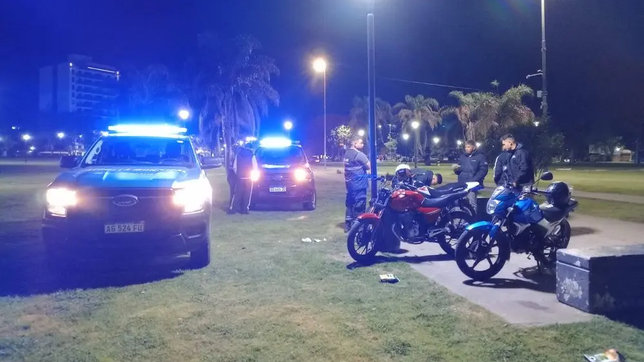 secuestraron motos durante un operativo para frenar las caravanas nocturnas