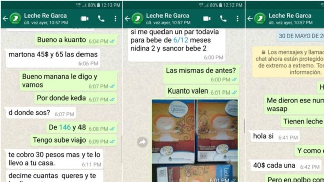 indignante: venden por whatsapp leche para bebe gratuita que reparte desarrollo social