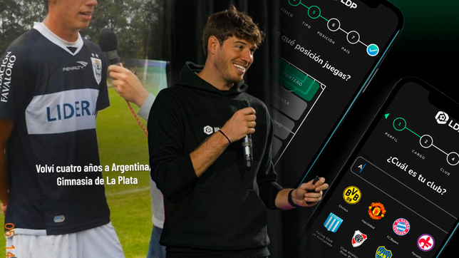 jugo en gimnasia, paso por europa y creo una app revolucionaria para conectar futbolistas con todo el mundo