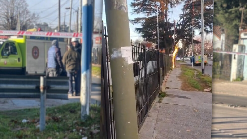 Tensión, alarma y evacuados en un barrio de La Plata por una fuga de gas y un principio de incendio
