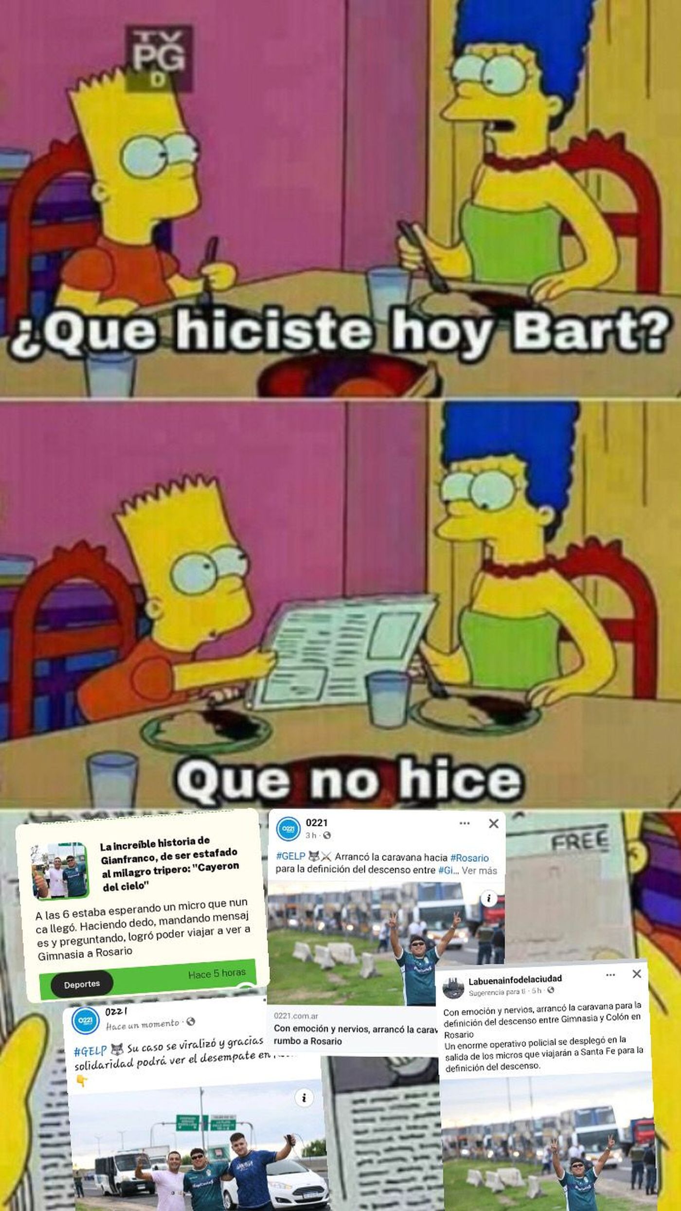 Duarte se r&iacute;e de lo sucedido y hasta cre&oacute; un meme con las repercusiones que tuvo su caso en los medios de la ciudad.