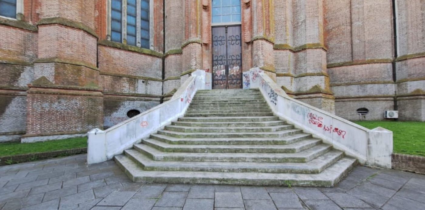 Catedral vandalizada