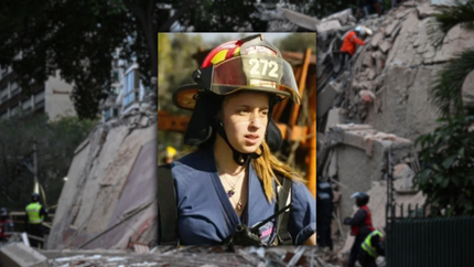 Una oficial del cuartel de Bomberos El Peligro viaja a Venezuela para trabajar en el rescate