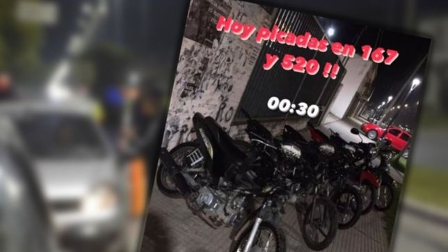 hoy picadas: asi organizan por instagram carreras ilegales de motos en la plata