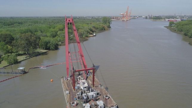 el presidente llega a ensenada para lanzar la licitacion del dragado del canal magdalena