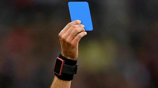 ¿se viene la tarjeta azul para sancionar a los jugadores de futbol?
