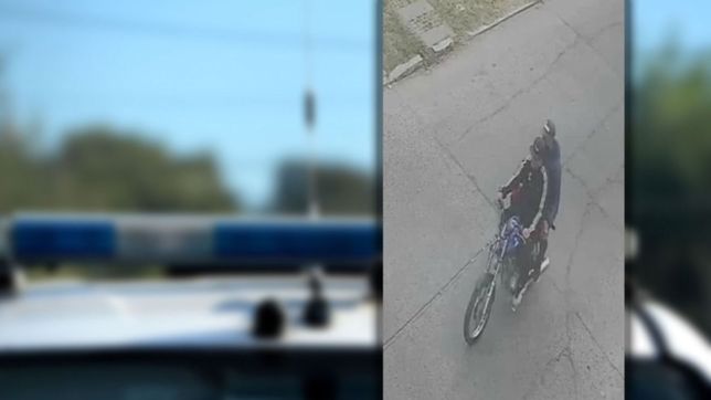motochorros atacaron a una mujer en la plata, le robaron y quedaron filmados