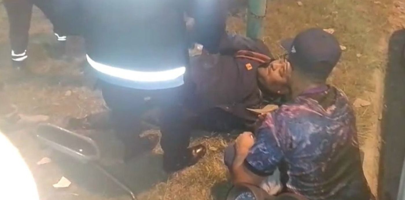 Herido en manifestación de la UOCRA