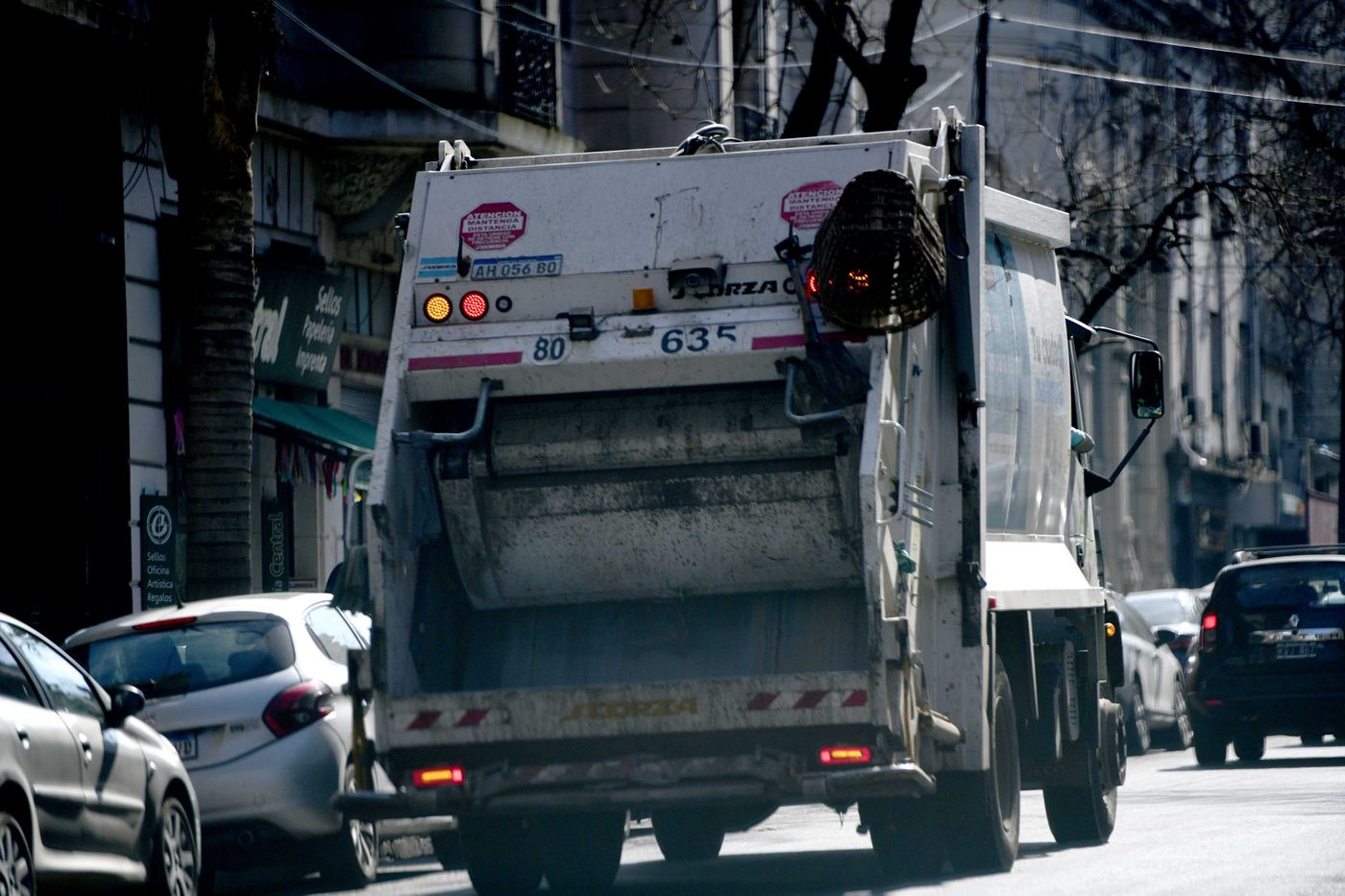 Camión recolector recolección basura