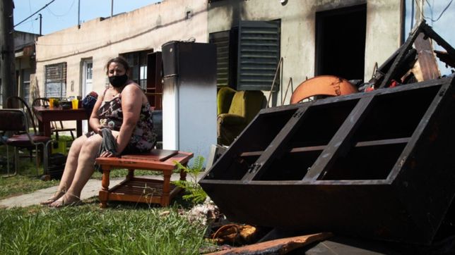 una mujer de los hornos perdio todo en un incendio y pide ayuda: no tengo nada