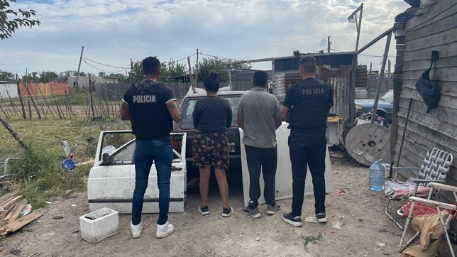 secuestran autopartes robadas en la plata tras un operativo en la megatoma de los hornos