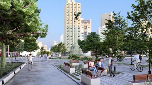 con planos y nuevas fotos: adelantan como lucira plaza italia una vez renovada