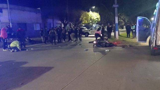 persecucion y alarma en tolosa: chocaron mientras huian de la policia y terminaron detenidos