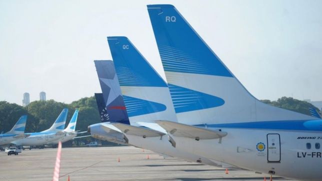 aseguran que no existe riesgo en un avion y podrian volver los vuelos de cabotaje