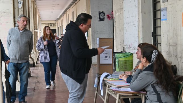 a poco del cierre de los comicios, ya voto el 66% del padron