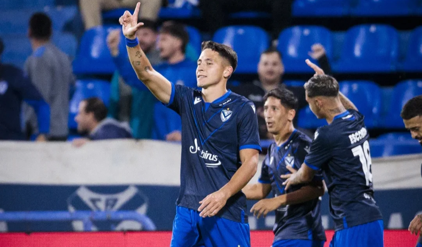 Vélez festejo gol