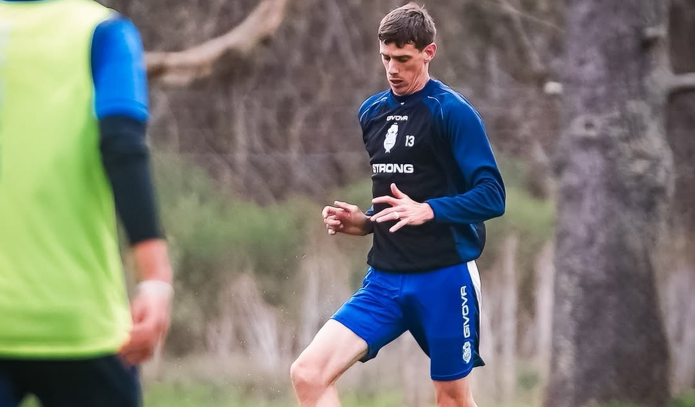 Germán Conti se entrena con normalidad en Gimnasia.