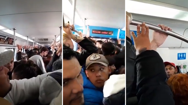 cancelaciones y vagones atestados: asi se viaja en el tren roca por problemas operativos