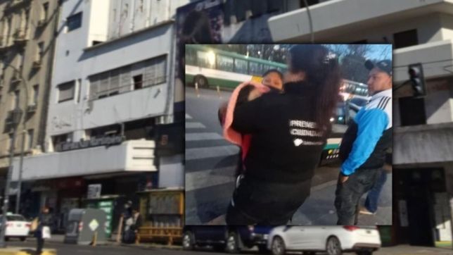 una trabajadora de la guardia urbana le salvo la vida a una beba de 8 meses que se ahogaba
