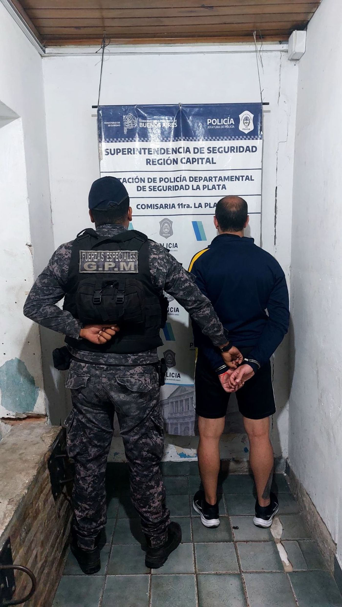 El hombre fue trasladado comisaría de Tolosa.