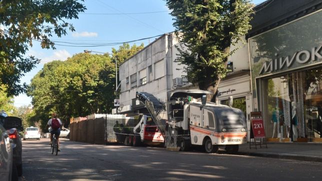 arrancaron las obras en pleno centro y ya se construye la peatonal de la plata soho