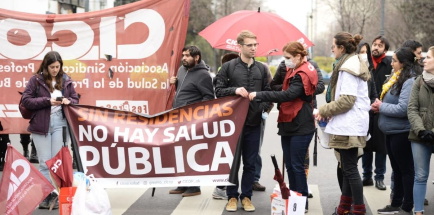 Paro Cicop en La Plata