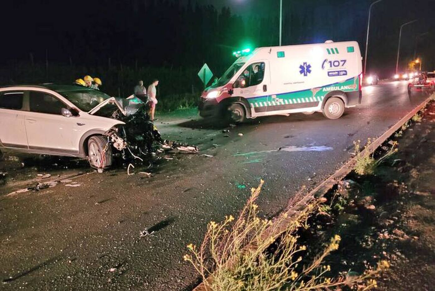 Choque fatal entre dos autos en la Ruta 7 a la altura de la provincia de Neuquén. Choque fatal entre dos autos en la Ruta 7 a la altura de la provincia de Neuquén.