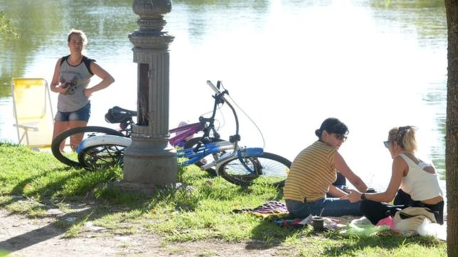 jueves radiante en la plata, con sol y mas de 20°c de maxima