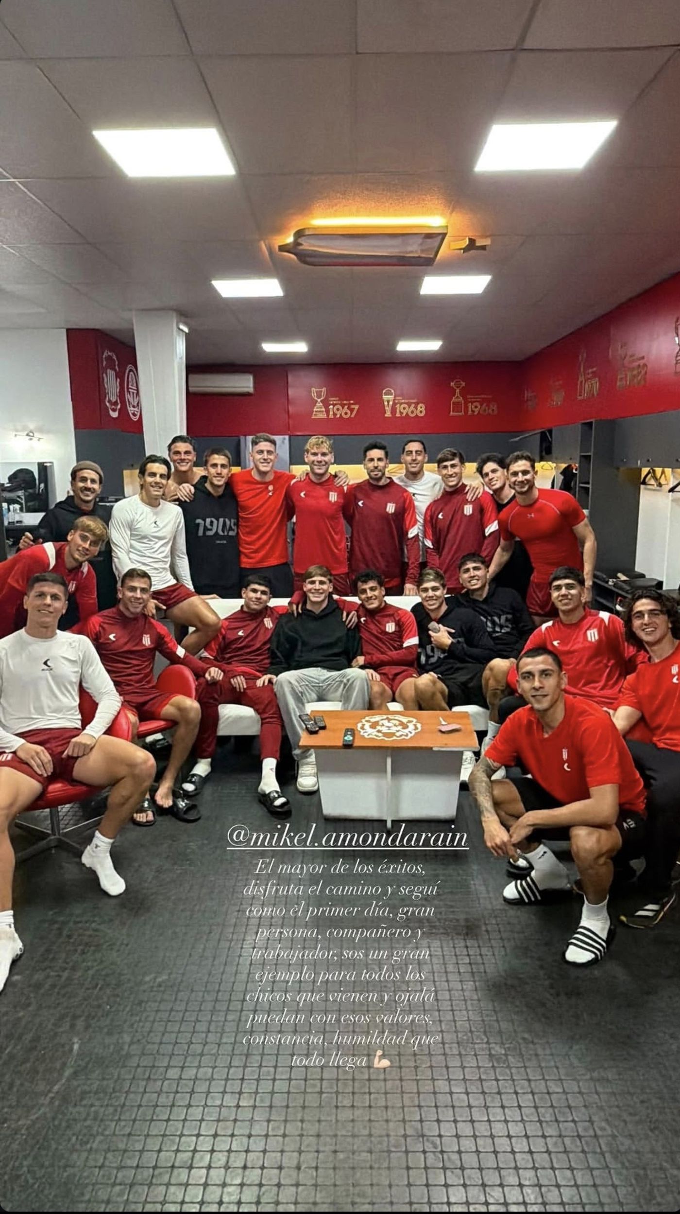 El mensaje de Sosa para Mikel Amondarain.