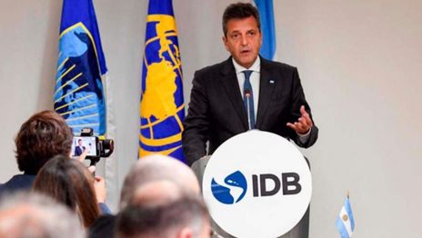 Sergio Massa en el BID