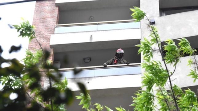 video: susto en un departamento de 5 entre 60 y 61 por un incendio