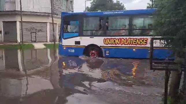 los impactantes videos del paso de la tormenta por la region