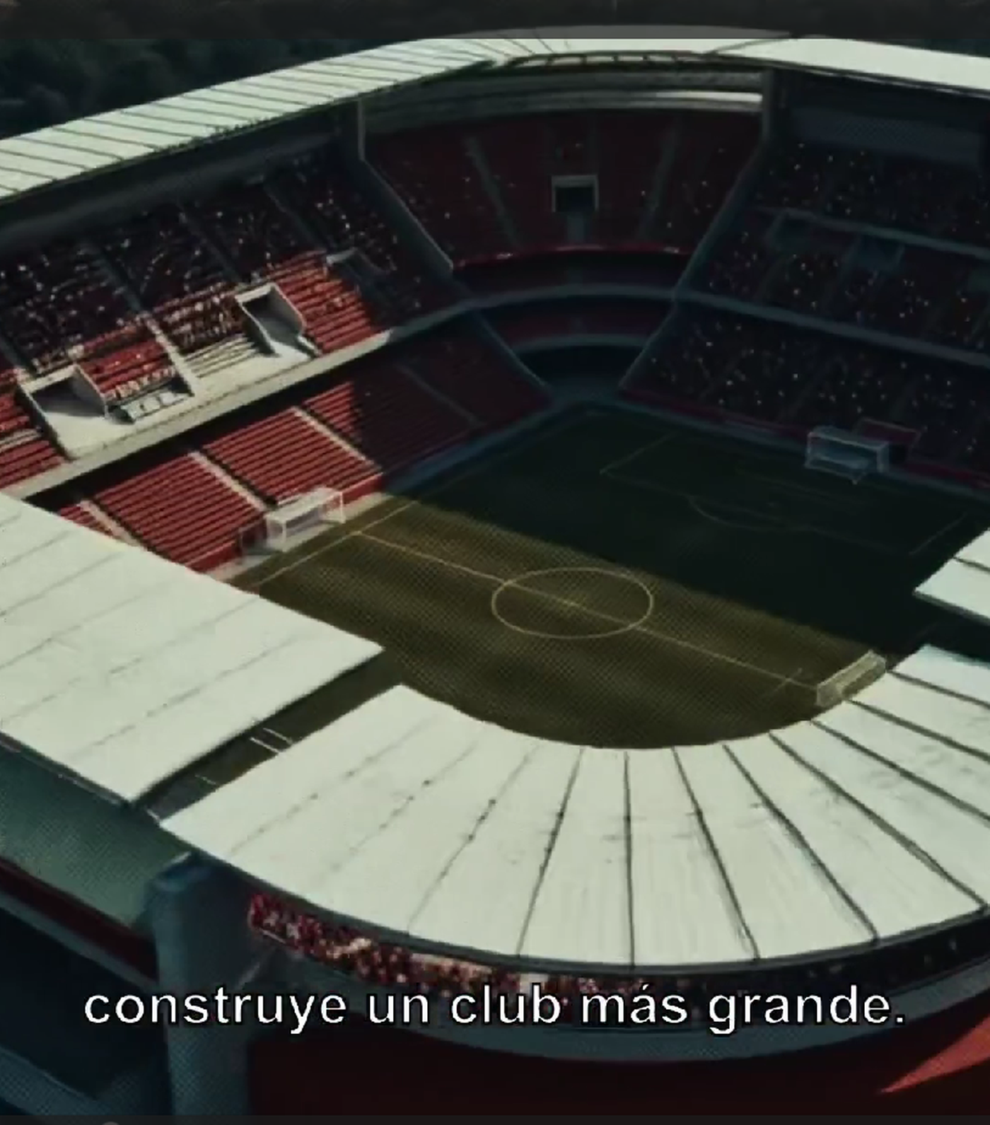 El video muestra un render de cómo quedaría el Estadio UNO finalizado