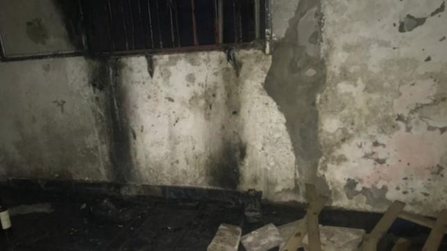 grave caso de violencia de genero en la plata: discutio con su pareja e incendio su casa