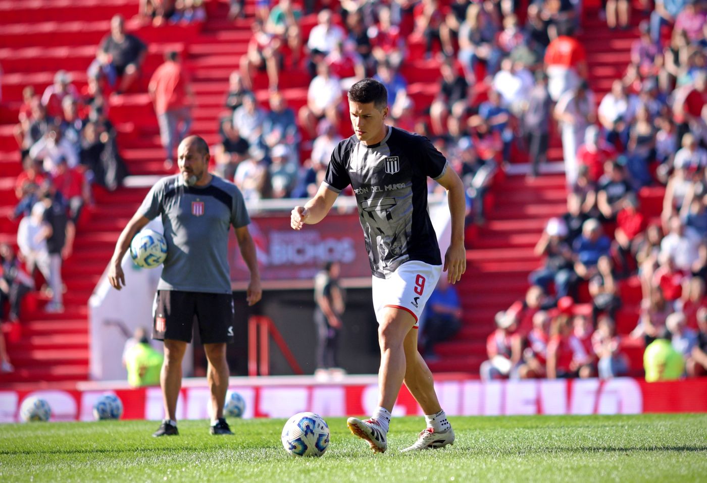 El referente de Estudiantes, Guido Carrillo, en la previa al duelo contra Argentinos Juniors.
