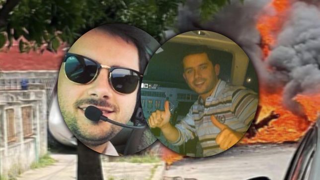 identificaron a los pilotos que viajaban en el avion que se despisto y se incendio