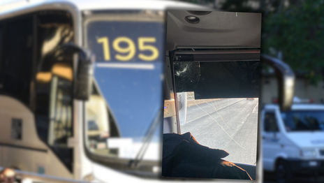 Un micro volvió a sufrir un ataque a piedrazos en la Autopista La Plata-Buenos Aires