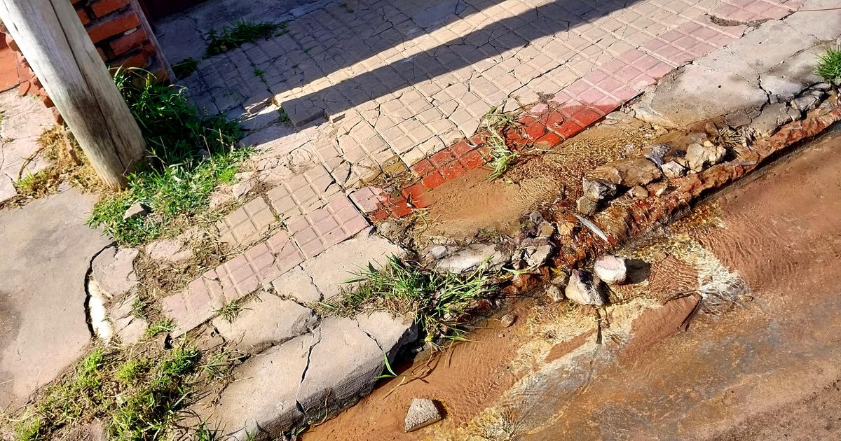 Vecinos de La Plata reclaman por una pérdida de agua que lleva más de 2 ...