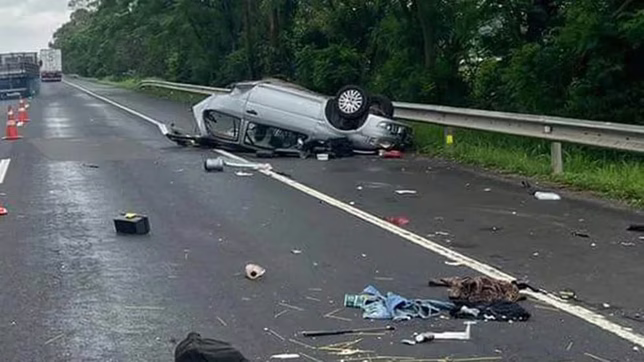 una turista argentina murio en un choque en una ruta de brasil
