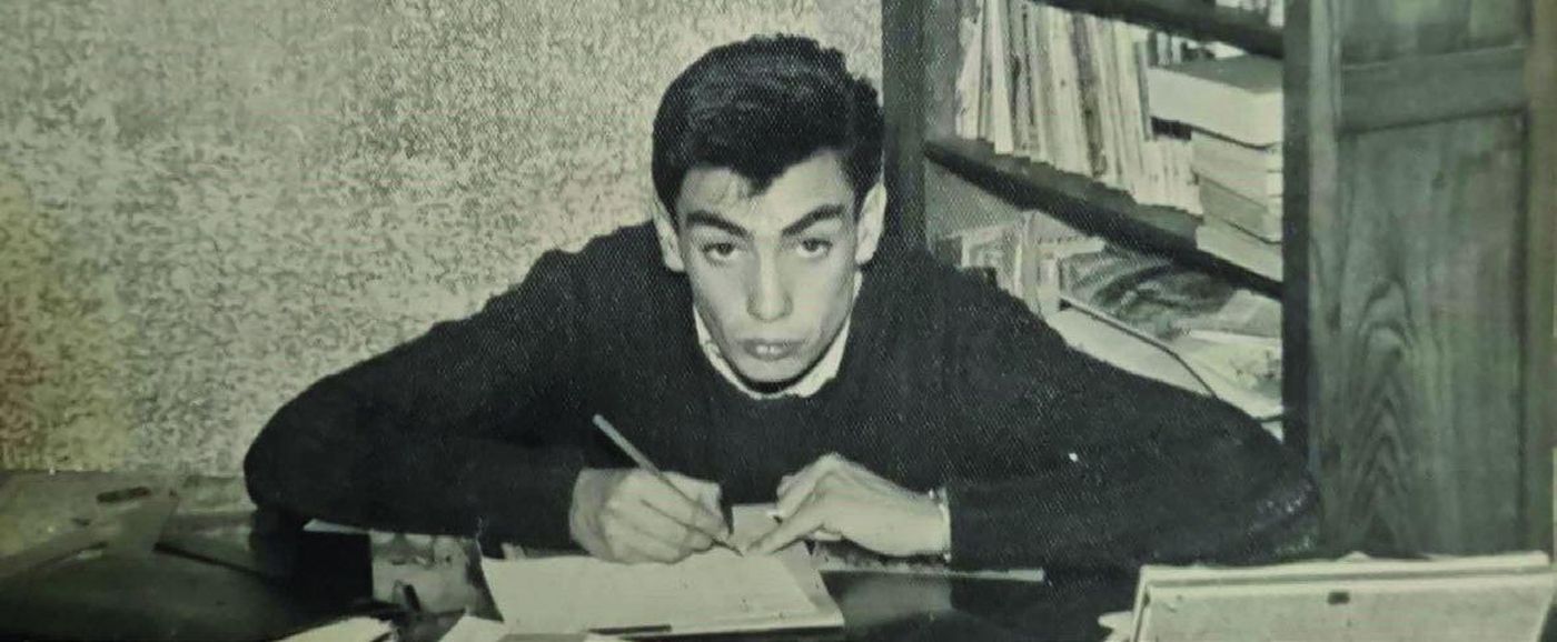 El Gurí Jáuregui, estudiante de Bellas Artes. 
