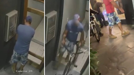 Le robaron la bici de un edificio en La Plata, se cruzó con el ladrón en pleno centro y lo increpo