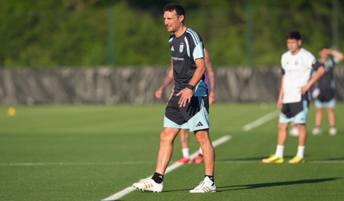 Entrenamiento Selección argentina Scaloni