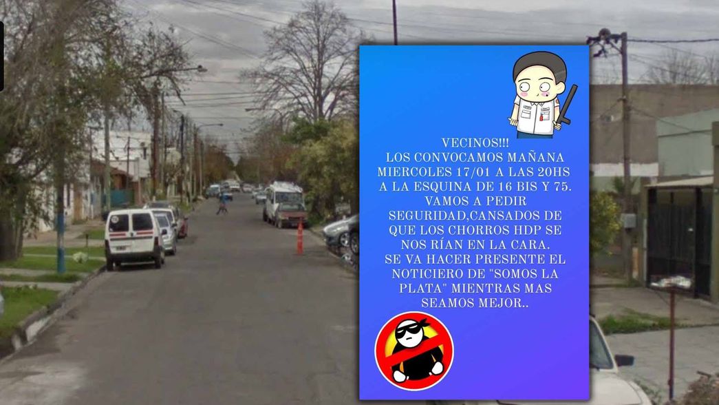 Vecinos atemorizados por los robos se juntan para pedir más seguridad en La Plata Vecinos atemorizados por los robos se juntan para pedir más seguridad en La Plata