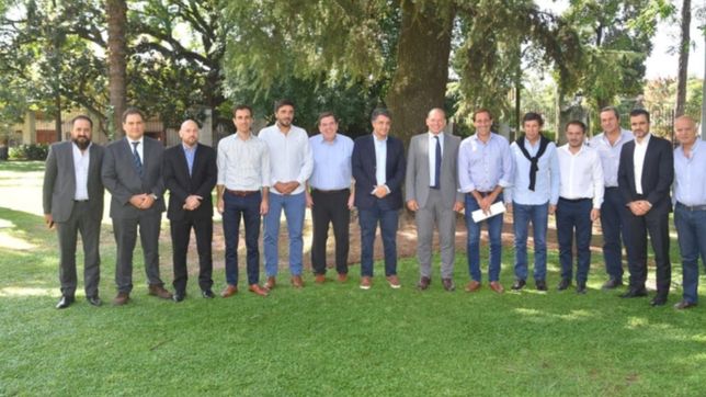 berni se reunio con garro e intendentes de juntos por el cambio por la seguridad en la provincia