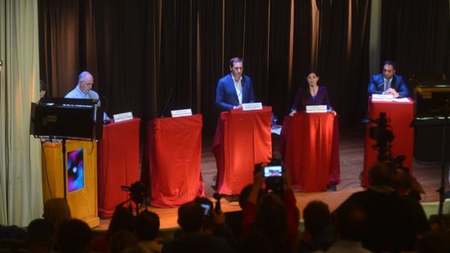 ¿como se plantaron en el debate los candidatos a intendente de la plata?