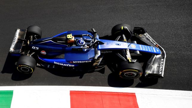 colapinto tuvo un debut de locos en la formula 1 con despiste incluido y record de vueltas completadas