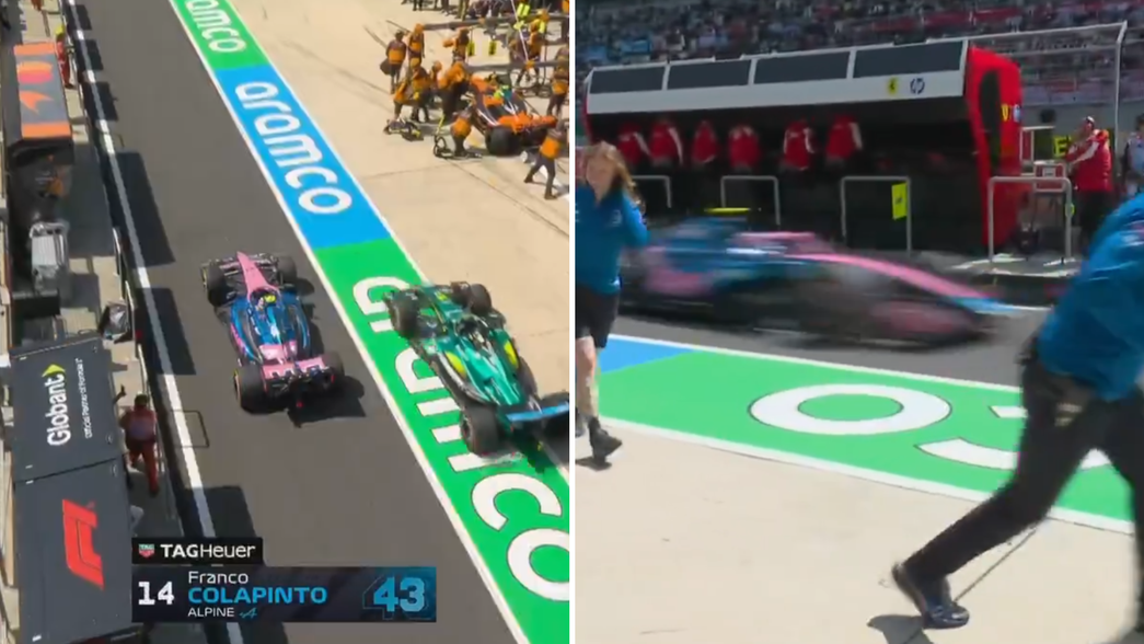 El peligroso momento que vivió Franco Colapinto en boxes durante la única práctica del Gran Premio de China