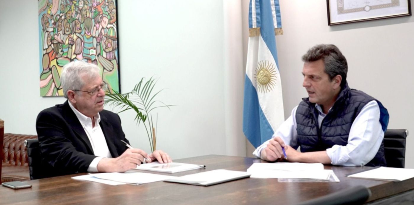 Sergio Massa y Gabriel Rubinstein